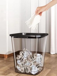 1入組寵物垃圾桶現代透明垃圾桶