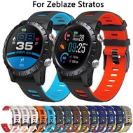 22mm Watch Strap For Zeblaze Stratos 2 Lite Beyond GTR 2 Btalk Silicone Wristband For Zeblaze Vibe 7 Pro Swim GPS Band Bracelet