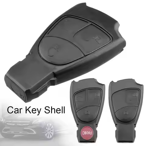 2/3/4 Button Car Key Replacement Remote Key Shell Case Cover For Mercedes Benz C B E Class W203 W211