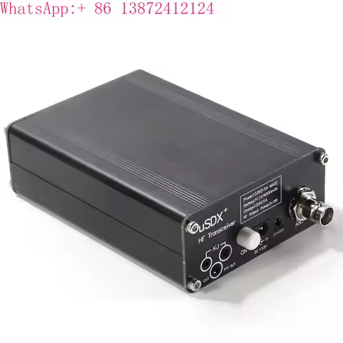 Original Upgraded 3-5W USDX+ SDR Transceiver All Mode 8 Band HF Ham Radio QRP CW Transceiver 80M/60M