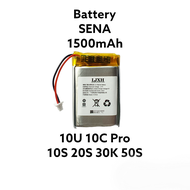 SENA 10U 10C 10Pro 10S 20S 50S 30K 1500mAh แบตเตอรี่ Bluetooth แบตเตอรี่หูฟัง แบตเตอรี่หมวกกันน็อค B