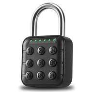 Combination Lock, Keyless Combination Lock, 6 Digit Waterproof Smart Code Padlock, Zinc Alloy Passwo