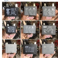 fan Cbb61 condenser steam pin air conditioner capacitor 1.2uf 1.5uf 2uf 2.5uf 3uf 3.5u 4uf 5uf 6uf 8