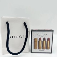 🙌包順豐Gucci Rouge à Lèvres Mat TRAVEL LIPSTICKCOLLECTION 古馳金管啞光口紅唇膏三件套3.5gx3 色號：208-308-505