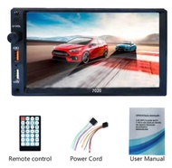(MP5+Camera) 7018B 3rd 7" Double 2Din Car Stereo MP5 Car Radio 7inch HD Touch Screen MP5 Multimedia 