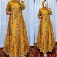 [ gratis ongkir ] Gamis Sultan Terbaru Dress Wanita  Gamis Pesta Mewah Dan Elegan Gamis Syari Modern Baju Murah Bagus 100% Cotton