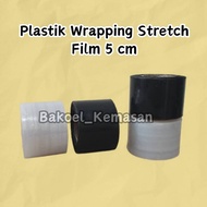 Black 5cm Stretch Film 5 cm Plastic Wrapping Packing