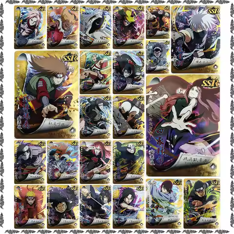 Anime NARUTO Rare Sarutobi Asuma Utakata Izuna Obito Kushina Karin Hyuga Neji Fuu Game SSR Collectib