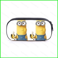 BH2 Minion Cartoon Cute Single Layer Zipper Pencil case Student Pen Storage Stationery Box Personali