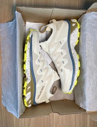 👟Salomon XT-Rush 拼接運動跑步鞋 米黃色