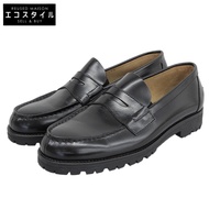 Comme des Garçons Homme，近全新，Tanaka Homme Vibram 鞋底圓點樂福鞋，男鞋，黑色，25 碼，HK-00071，90 年代，9 碼 [二手]