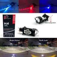 Premium Original Epic Racing EX6 PRO High Low AC DC H4 LED Headlight Plus Full Aluminum Cooling Fan