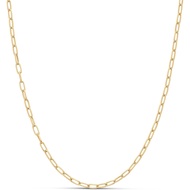 Essentials 14K Gold Plated Paperclip Chain Necklace