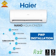 3 STAR - Haier 1HP R32 Non Inverter Aircond  HSU-10LPB21 ( 9600 BTU ) / Hisense 1HP R32 Non inverter