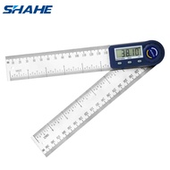 Shahe 0-200 mm 7'' Digital Protractor Angle Ruler Electron Goniometer Protractor Inclinometer Angle 