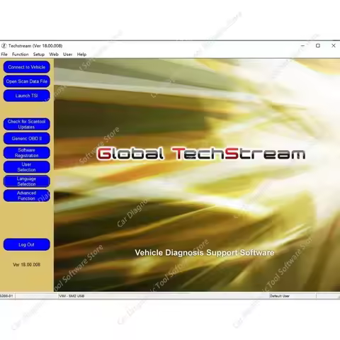 FOR Version TIS Techstream 18.00.008 Software Link MINI VCI Auto Repair Tool Compatible with Win11/W