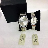 Fossil for men and women couple watch battery operated! high- quality!