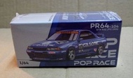 Pop Race GTR R32 JTC 1990 1/64 金屬模型車
