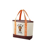 Bape Kids Nylon Tote Bag + Mirror + Stickers With Magazine