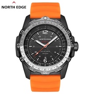 NORTH EDGE EVOQUE 2 Men's Sport Digital Watch Waterproof 50M Outdoor Men Wristwatches Solar Power Lu