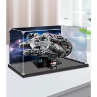 Acrylic Display Case Box 75375 Star Wars Millennium Falcon (Only display case box, No blocks Model)