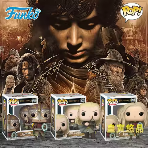 Funko POP Genuine Lord of The Rings Lord of The Rings Elond Elf Peripheral Dolls Hand Model Ornament