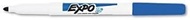 Expo Low Odor, Fine Tip, Dry, Erase Marker, 2 Packs of 12, Blue