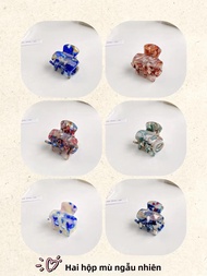 Kẹp Tóc Hình Da Báo Họa Tiết Hoa Văn Cổ Điển Mini Kẹp Tóc Acetate Kẹp Tóc Trùm Đầu Kẹp Tóc Trùm Đầu