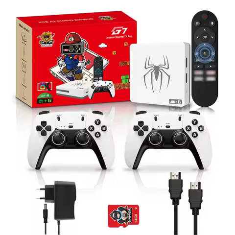 New Dual System TV Game BOX G7 8K 3D Arcade Games Player 30000+ Games 64GB Retro Classic Game Consol