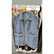 Vest bkk denim 17.19 and vest tweed bangkok cookies basic