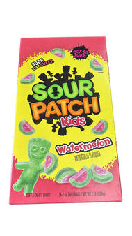 Sour Patch Kids - 24包裝 西瓜味軟糖 (2 oz, 24 pk.) 平行進口 Exp Date: 2026-05-15