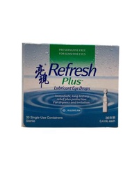 Refresh Plus 亮視 滋潤滴眼液 30支裝  有效日期:2027年7月 A0416