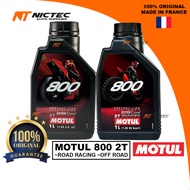 MOTUL 800 2T ROAD RACING OFF ROAD 100% ORIGINAL FRANCE 1L ENGINE OIL YAMAHA HONDA SUZUKI KAWASAKI MO