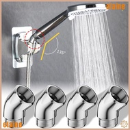 ELAINE Showerhead Angle Adjuster, 1/2-inch Elbow 135 Degree Shower Angle Controller, Universal Port 