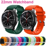 22mm Silicone Band for Galaxy Watch 46mm Sports Strap for Samsung Gear S3 Frontier