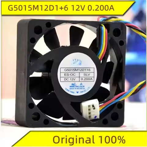 New original NONOISE G5015M12D1+6 12V 0.200A For car audio cooling fan 5015