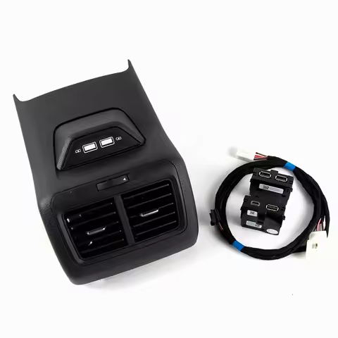 5GG864298B Rear Air Outlet Vent Trim Frame Assembly Center Armrest With Type-C USB Charging For VW G