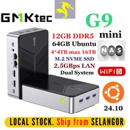 GMKtec G9 Intel N150 Mini NAS Ubuntu Windows Mini PC 12GB DDR5 RAM 4TB SSD WiFI 6 Desktop Computer