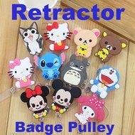 ❤ Retractor ❤ Retractable Pulley Badge ❤ Ezlink Card Holder Retractable Key Chain ❤ Badge Reel ❤