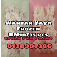 Halal Homemade Wantan Yaya Frozen 35 pcs( sold per pack)