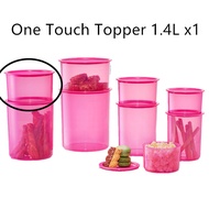 Tupperware One Touch Canister / One Touch Topper (1) 600ml/950ml/1.25L/1.4L/2L/3L/4.3L Pink