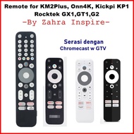 Remote for KM2 Plus KM7 Plus | Onn 4K | Leap S1 Kickpi KP1 Hako DColor GD2 Rocktek GX1 GT2 G2 KM9 Pr