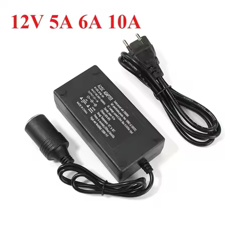 AC Adapter DC 220V To 12V 2A 5A 6A 10A Power Adapter Car Cigarette Lighter Converter Inverter 220V 1