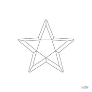 銀黏土鋯石-五角星-3mm