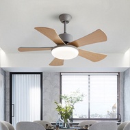 DH Ceiling Fans With Lights Scandinavian Ceiling 42 Inch Ceiling Fans With LED Lights Restaurant Wood Leaf41890 DD