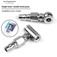 B. b. Universal Air Pump Car Motorcycle Tire Air Nozzle Hose Single Double-Headed Air Nozzle Dual-Pu