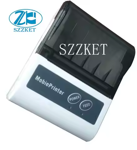 80mm Mini Handheld Wireless Thermal Printer USB Bluetooth 90mm / sec Receipt Bluetooth Printer Handh
