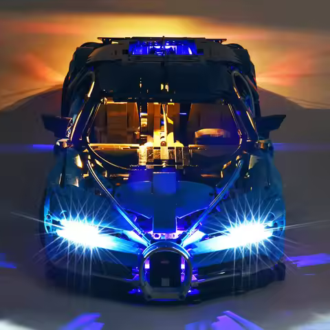 Led Light Kit Suitable for LEGO Bugatti Chiron 42083 Building Blocks Decorative Lamp (Not Included M