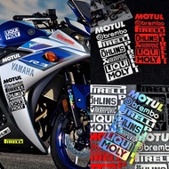 Motorcycle Sticker Set Motor Bike Scooter Body Fuel Tank Decal Accessories Reflective MOTUL Windshie