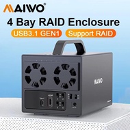 MAIWO 3.5-inch HDD Case with HDMI/4K High-definition Port Expansion USB C HDD Enclosure 2.5 Inch Har